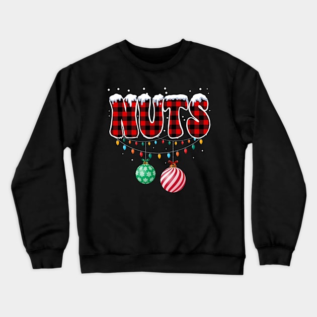 Chest Nuts Christmas Matching Couple Chestnuts Crewneck Sweatshirt by fenektuserslda